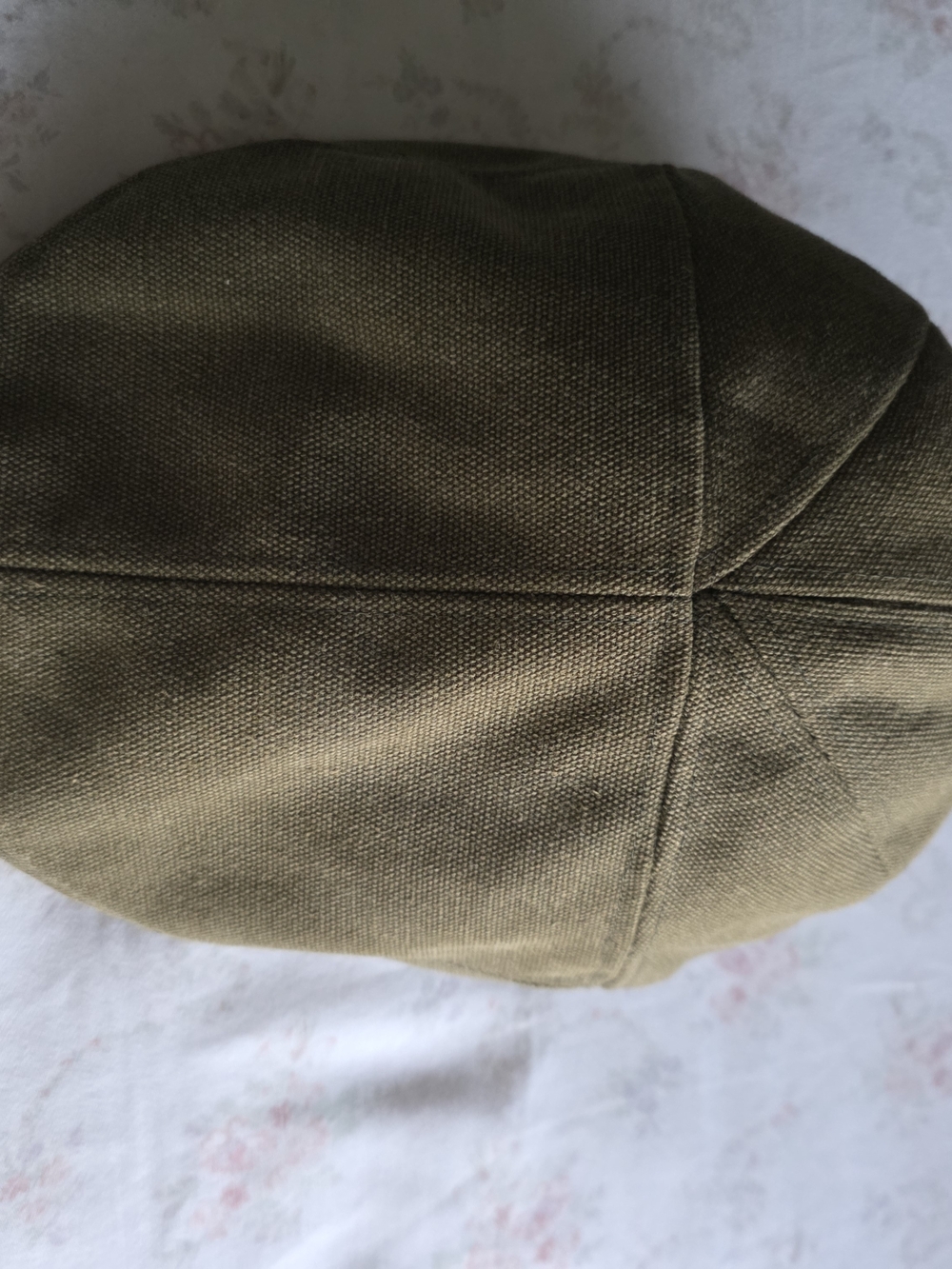 Stetson Olive Green Canvas Cap - Six-Panel Flat Crown